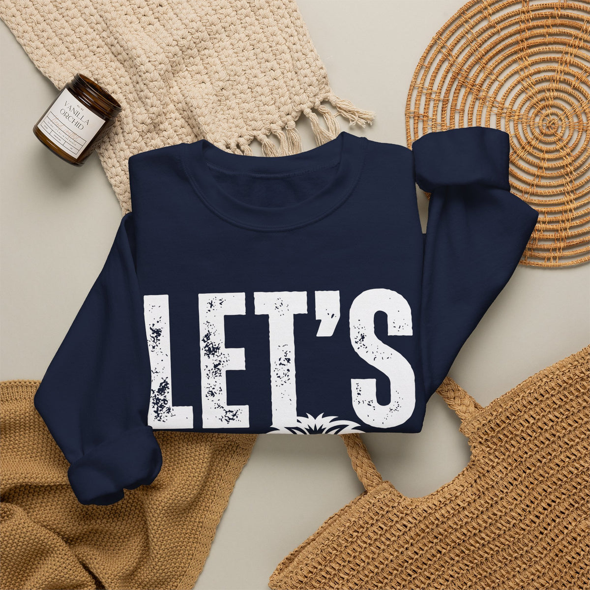 LET'S GO Crewneck Sweatshirt, Unisex