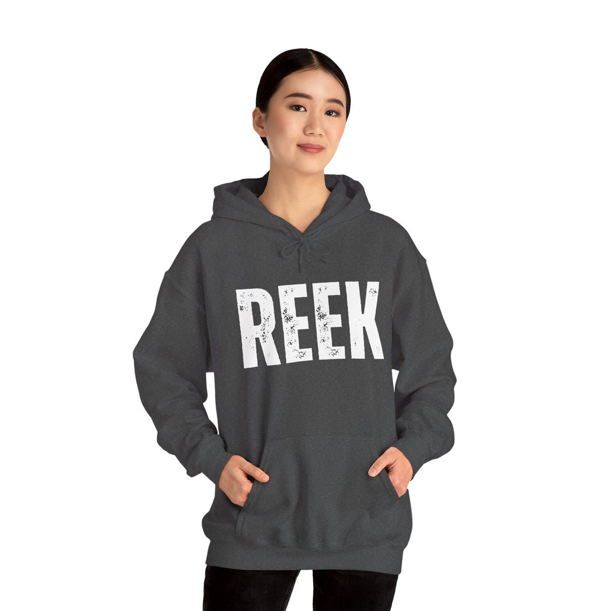 REEK Distressed Look Hoodie, Unisex