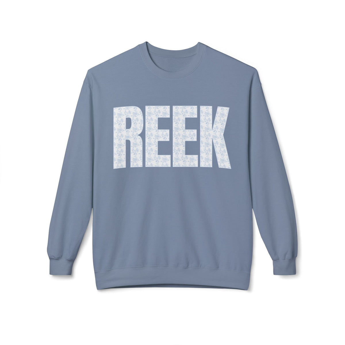 REEK Floral Pattern Crewneck Sweatshirt, Unisex