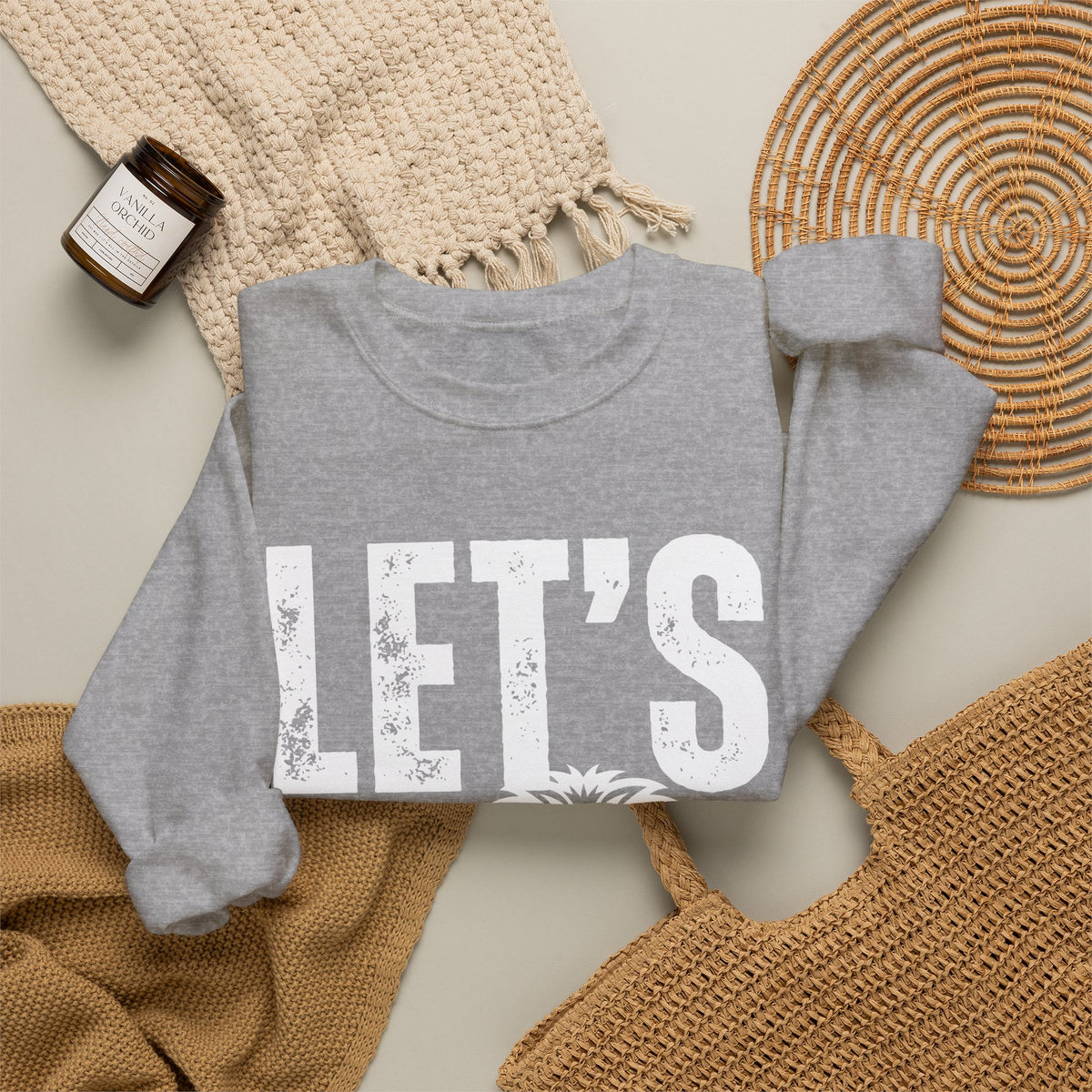 LET'S GO Crewneck Sweatshirt, Unisex