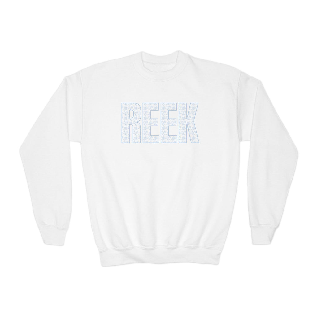 REEK Floral Pattern Crewneck Sweatshirt, Kids