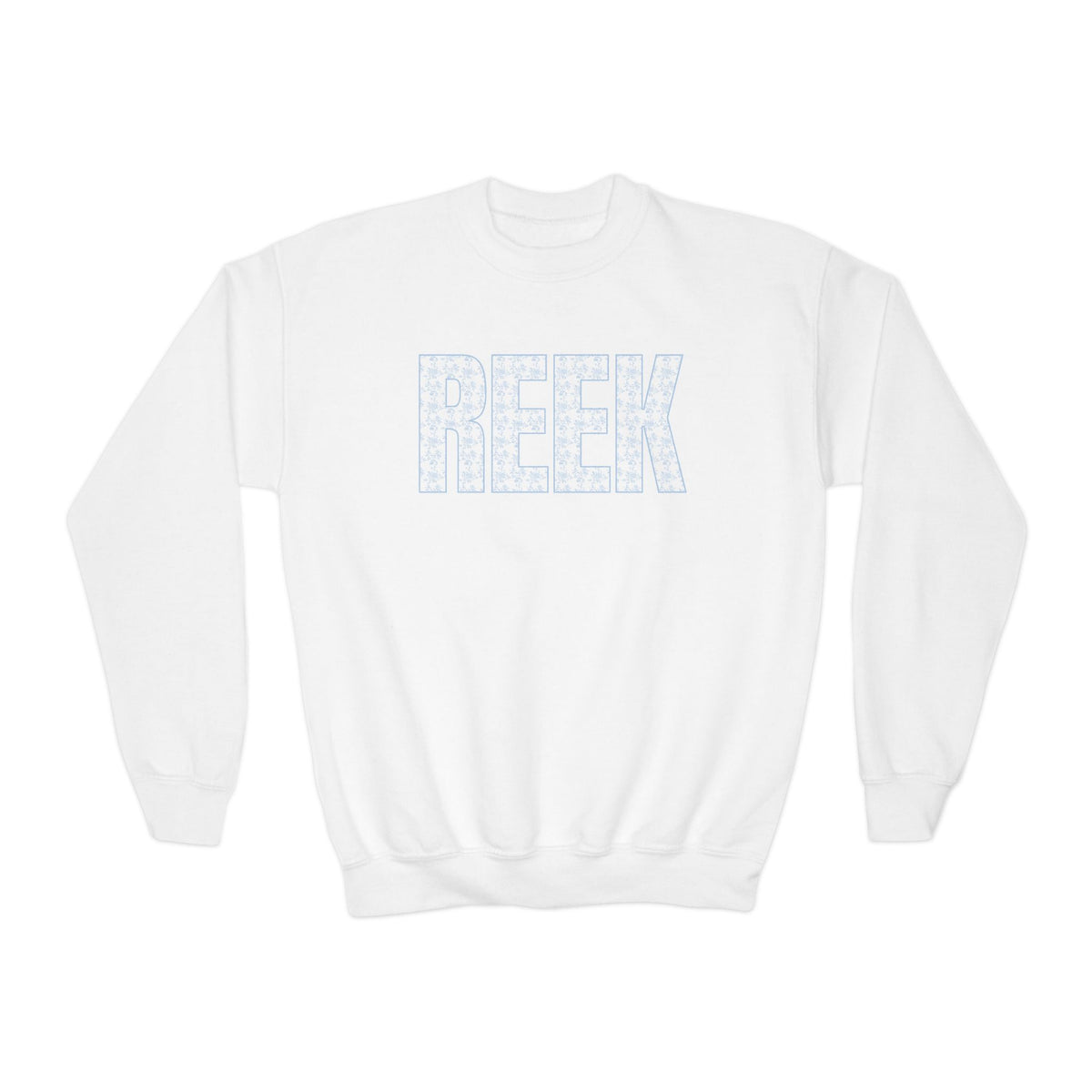 REEK Floral Pattern Crewneck Sweatshirt, Kids