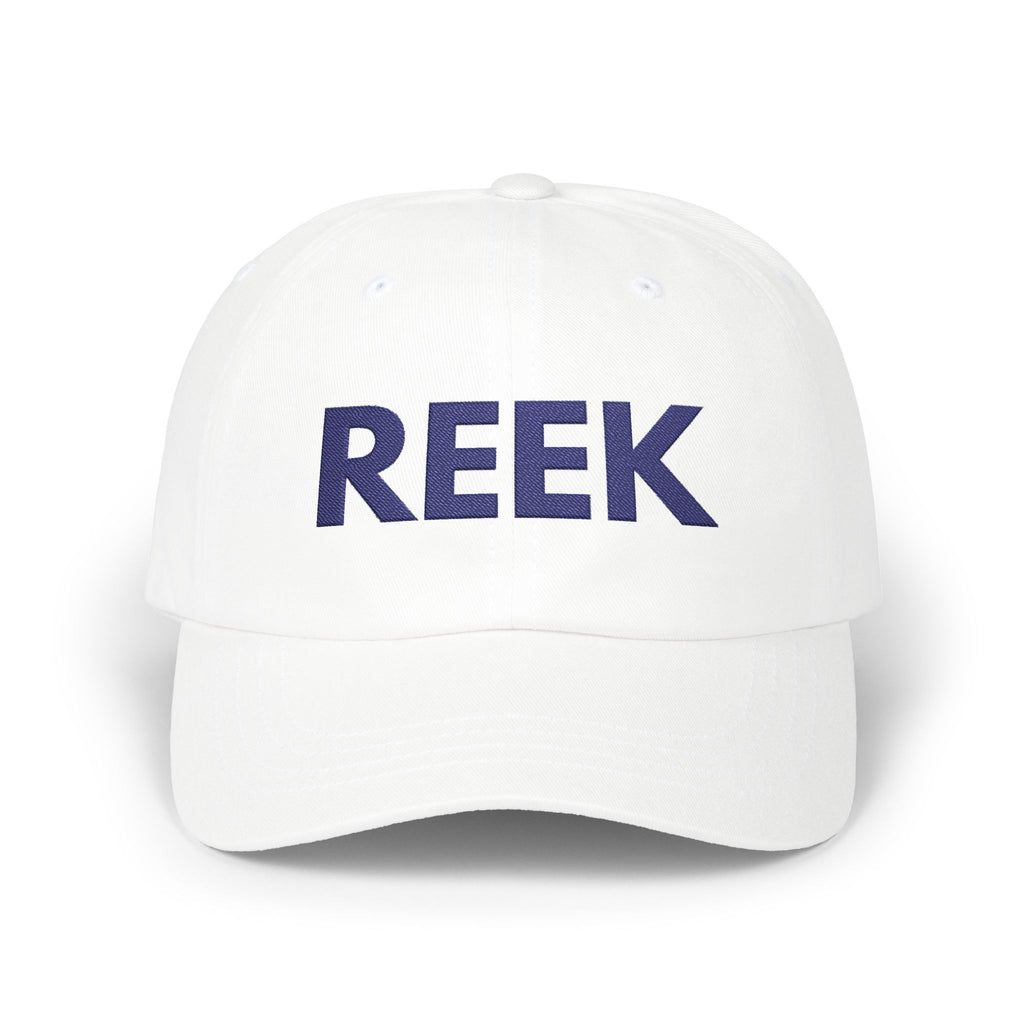 REEK Embroidered Classic Dad Cap, White
