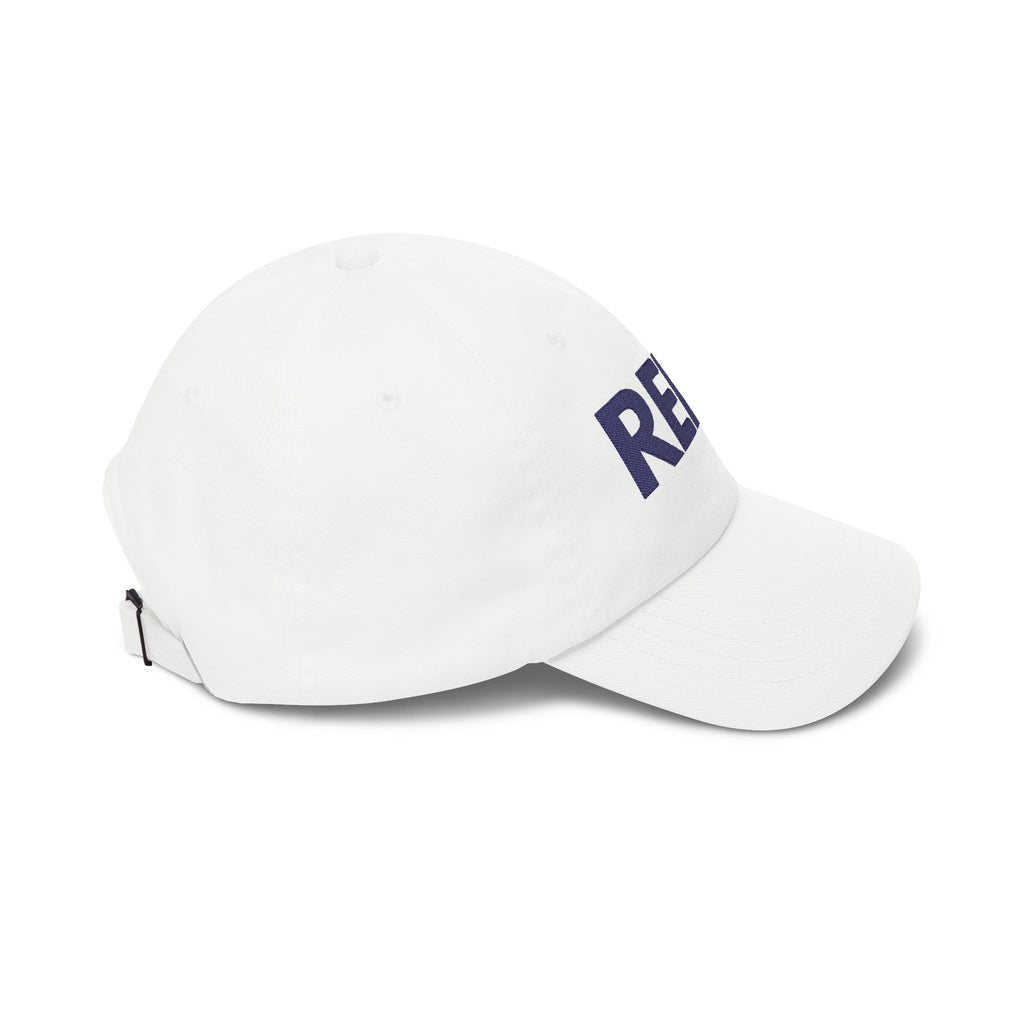 REEK Embroidered Classic Dad Cap, White