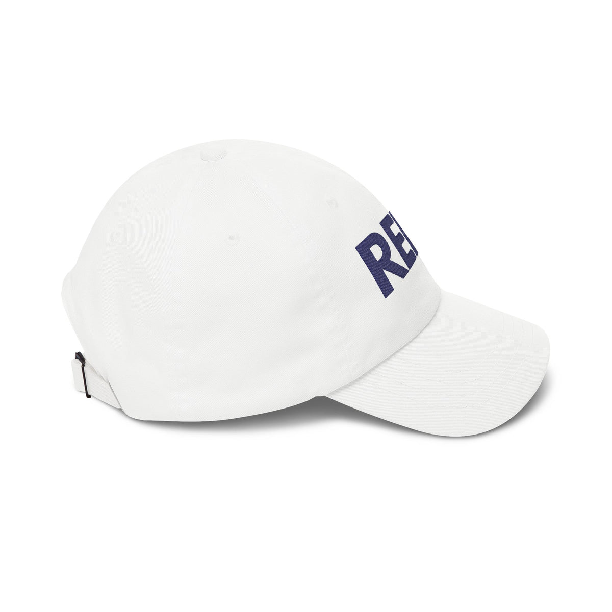 REEK Embroidered Classic Dad Cap, White